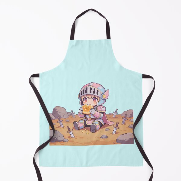 Item preview, Cute Pixel Art Knight Eating Bread - Kawaii Pastel RPG Warrior designed and sold by PotionPixelArt.