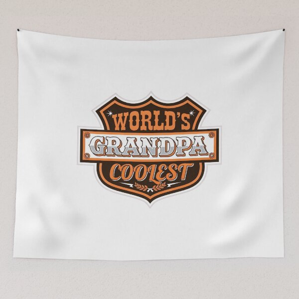 Item preview, Coolest Grandpa Custom Badge Graphic designed and sold by CuteArtKawaii.