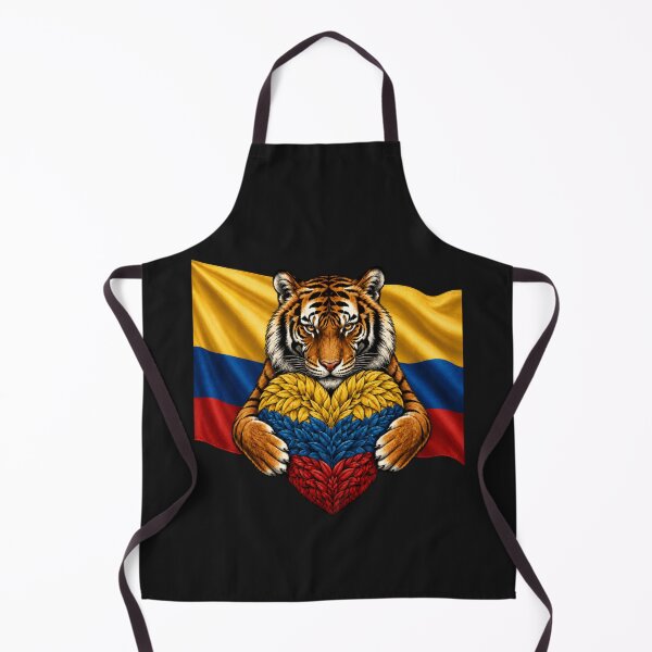 Item preview, Colombia Flag Tiger Heart Colombian Pride Patriotic Heritage designed and sold by MathiaKazemi.