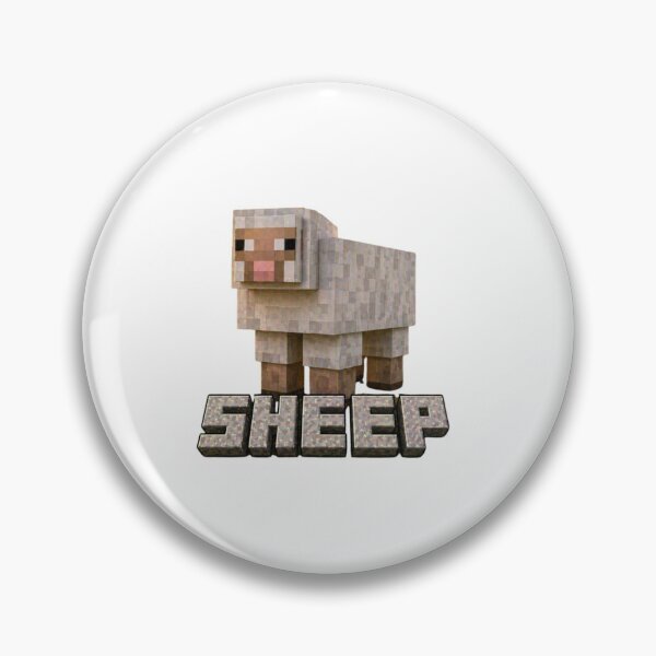 Item preview, SHEEP minecraft Minimalist Tshirt design designed and sold by LIOKING333.