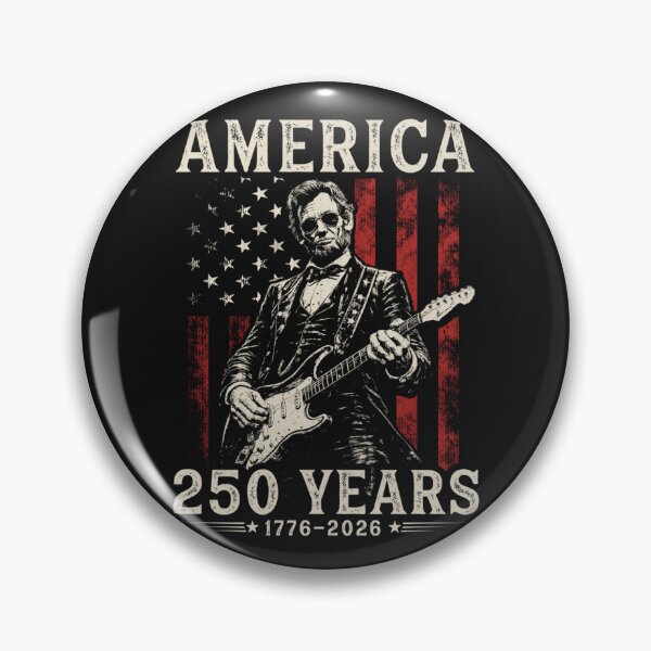Item preview, Vintage Abraham Lincoln Abe Lincoln Playing Guitar 250 Years designed and sold by MathiaKazemi.
