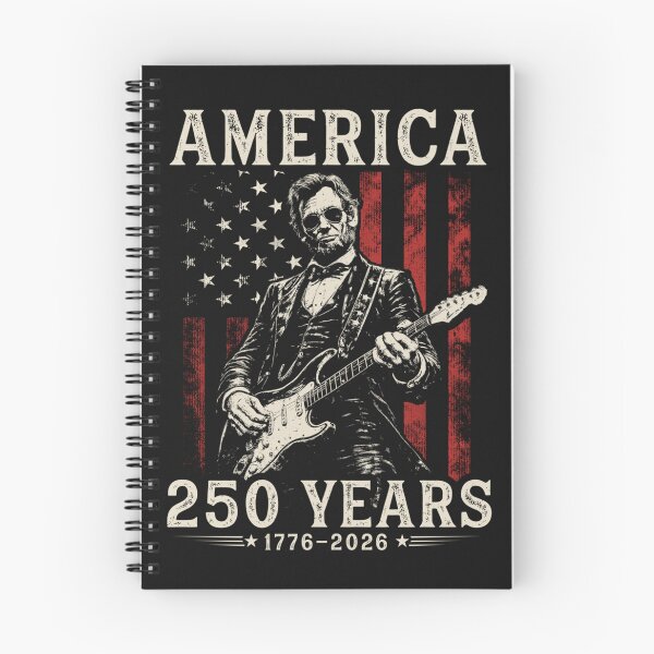 Item preview, Vintage Abraham Lincoln Abe Lincoln Playing Guitar 250 Years designed and sold by MathiaKazemi.