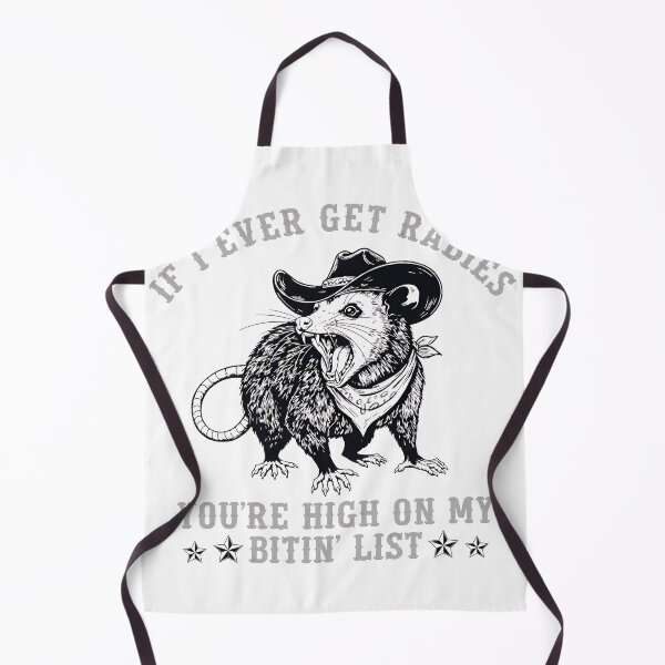Item preview, Rabies Opossum Cowboy Funny Animal designed and sold by CuteArtKawaii.