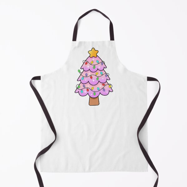 Item preview, Pink Christmas Tree with Lights designed and sold by GlitterArtySVG.