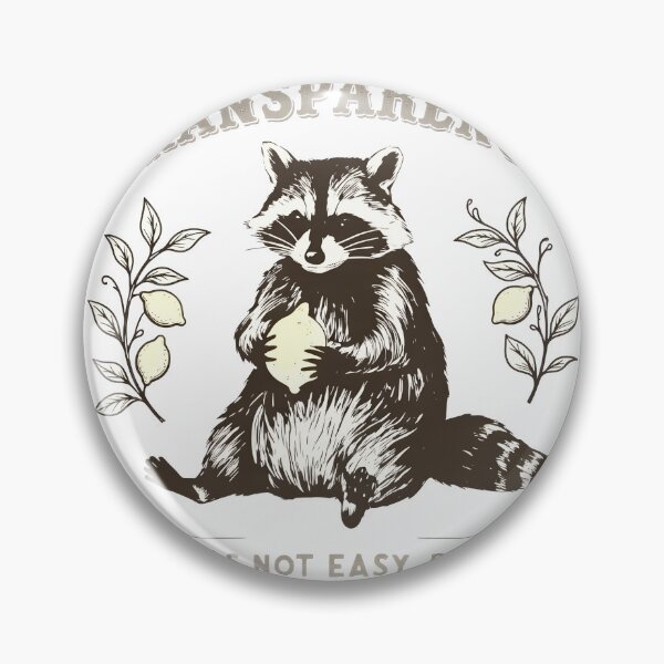 Item preview, Transparency Raccoon Lemon Squeezy Funny designed and sold by CuteArtKawaii.