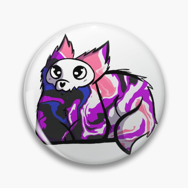 Item preview, Genderfluid Flag Skulldog designed and sold by RandomFurryArt.