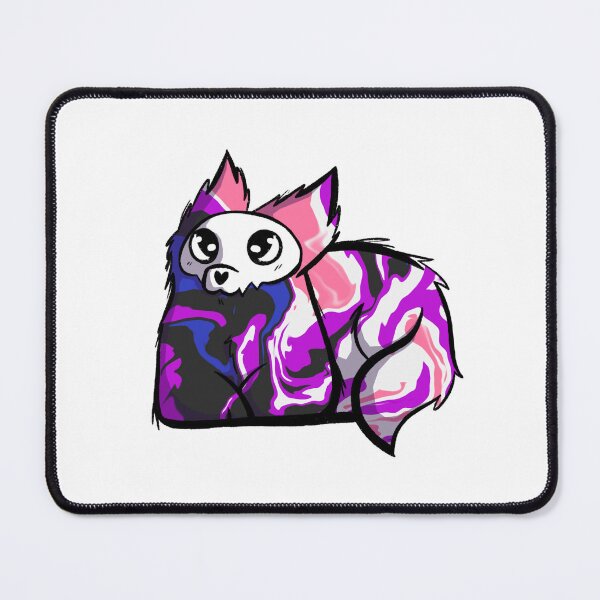 Item preview, Genderfluid Flag Skulldog designed and sold by RandomFurryArt.