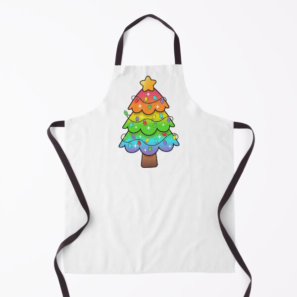 Item preview, Rainbow Christmas Tree with Lights designed and sold by GlitterArtySVG.