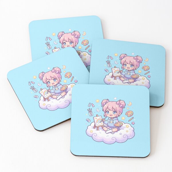 Item preview, Chibi Artist on a Cloud designed and sold by The cyber baddie .