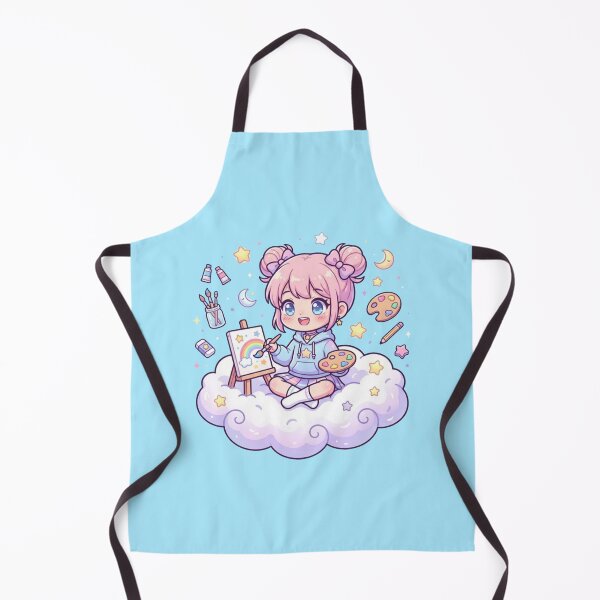 Item preview, Chibi Artist on a Cloud designed and sold by The cyber baddie .
