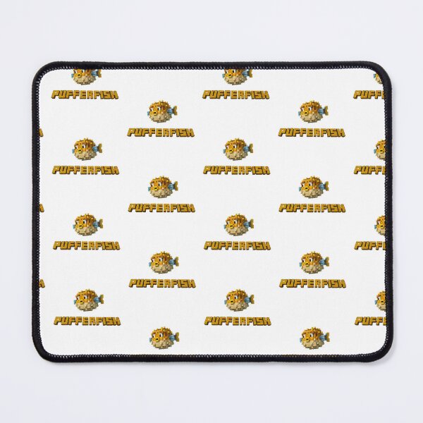 Item preview, PUFFER FISH minecraft Minimalist Tshirt design designed and sold by LIOKING333.