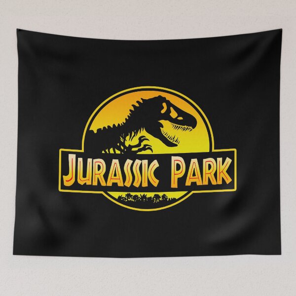 Item preview, retro sunrise jurassic logo explorer pattern  designed and sold by Blck-Acid-Devil.