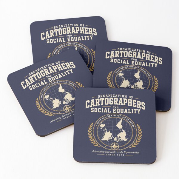Item preview, Cartographers for Social Equality (Darker Background) designed and sold by PhoenixorFlame7.