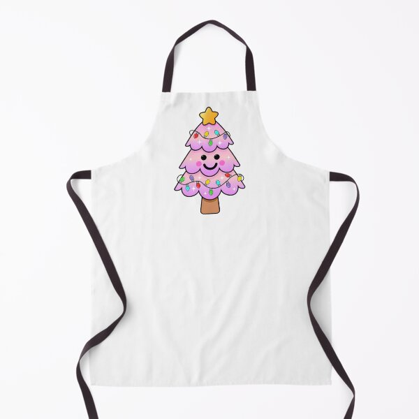 Item preview, Cute Pink Christmas Tree with Lights designed and sold by GlitterArtySVG.