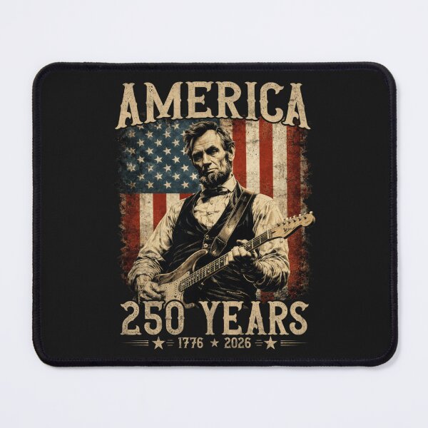Item preview, Abraham Lincoln Playing Guitar Rock And Roll American Flag designed and sold by SchoebenIllijah.