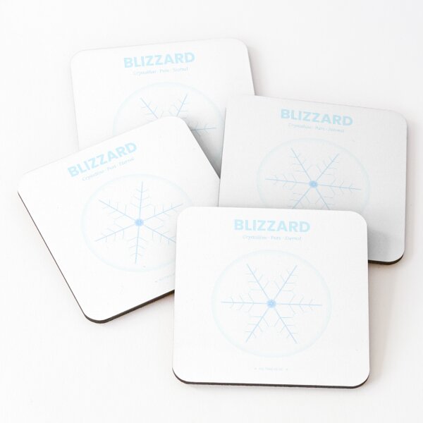 Item preview, Blizzard Crystalline Pure Eternal Snowflake - Minimalist Winter Frost Art designed and sold by Yuran11.