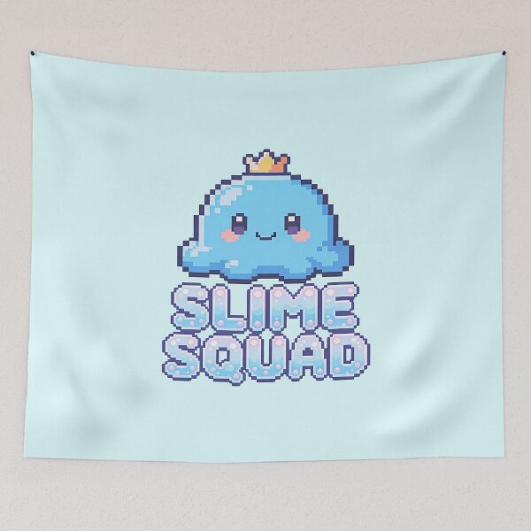 Item preview, Slime Squad - Cute Pixel Art King Slime designed and sold by PotionPixelArt.