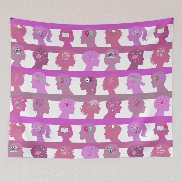 Item preview, Self Expressive world -  medium orchid pink or fuchsia rose  designed and sold by Fabricatemyart.