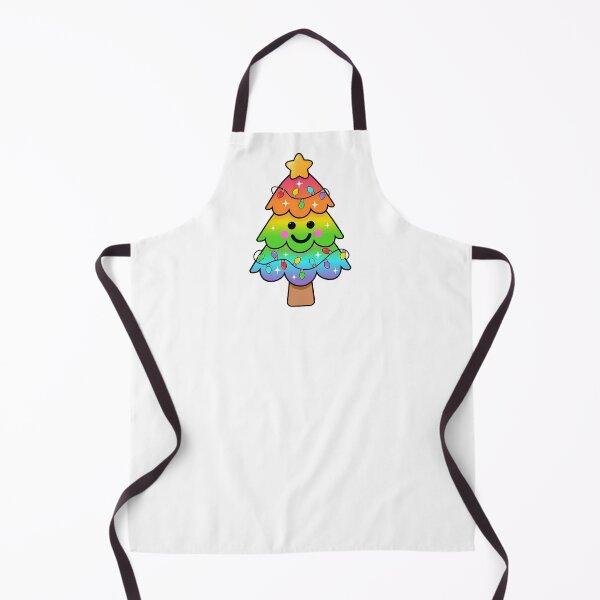 Item preview, Cute Rainbow Christmas Tree with Lights designed and sold by GlitterArtySVG.