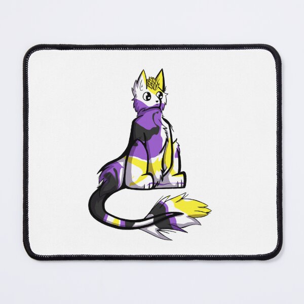 Item preview, Nonbinary Flag Rexouium designed and sold by RandomFurryArt.
