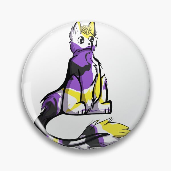 Item preview, Nonbinary Flag Rexouium designed and sold by RandomFurryArt.