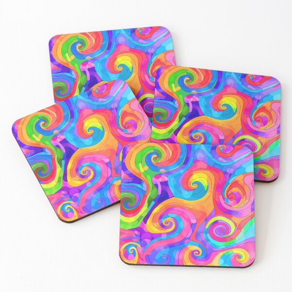 Item preview, Colorful Hippie 1960's Retro Groovy Psychedelic Vibrant Designs  designed and sold by DEC02.