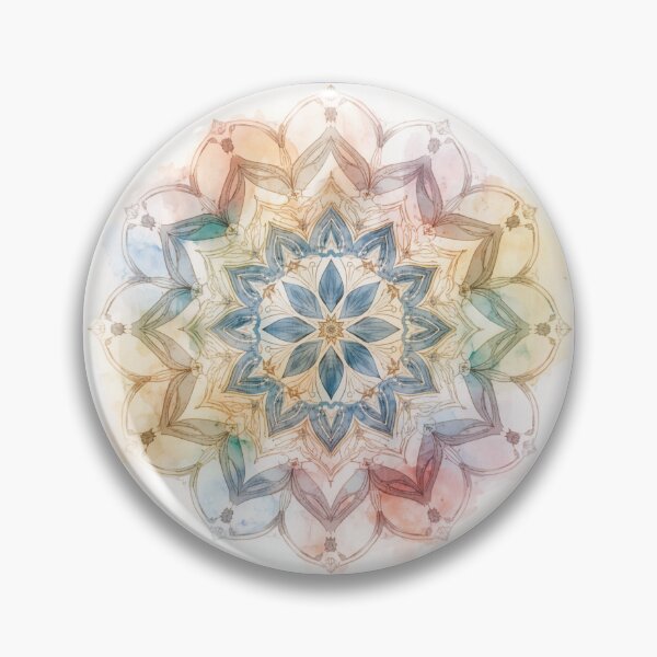Item preview, Soft Rainbow Mandala Design designed and sold by Nene Bird Designs.