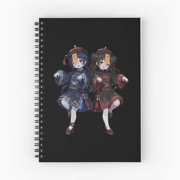 Item preview, Cute Jiangshi Dance Duo designed and sold by Funny Vintage Stickers And T-Shirts.