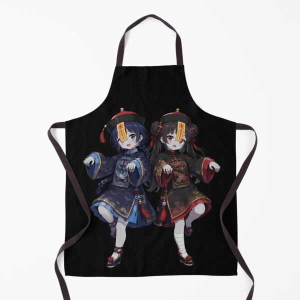 Item preview, Cute Jiangshi Dance Duo designed and sold by Funny Vintage Stickers And T-Shirts.