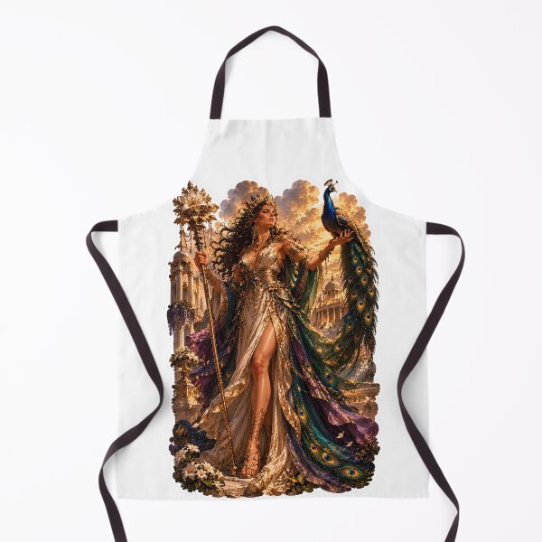 Item preview, Hera Queen of the Gods Greek Mythology Peacock Goddess Art designed and sold by MythwovenShop.