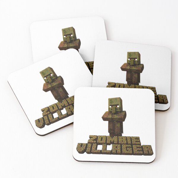 Item preview, ZOMBIE VILLAGER minecraft Minimalist Tshirt design designed and sold by LIOKING333.