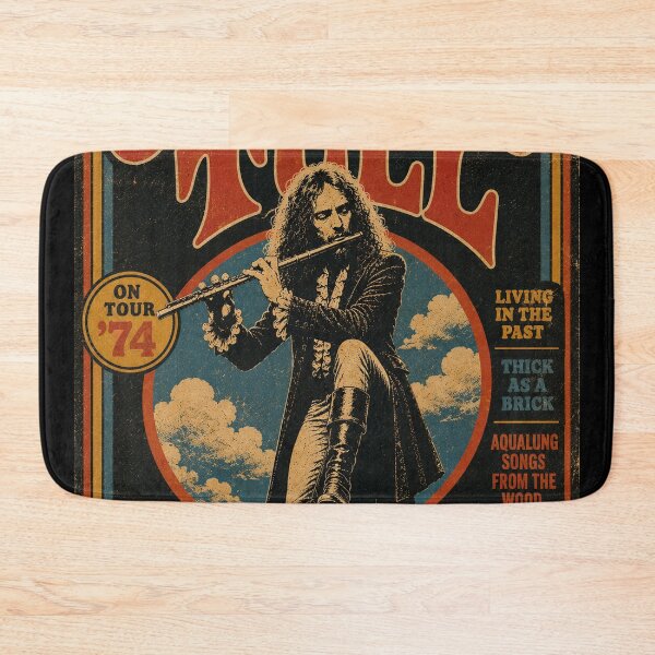 Item preview, Retro Jethro Tull Concert Poster designed and sold by diceylulu.