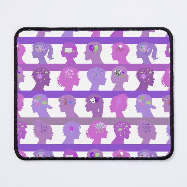 Item preview, Self Expressive world - magenta and lavender  designed and sold by Fabricatemyart.