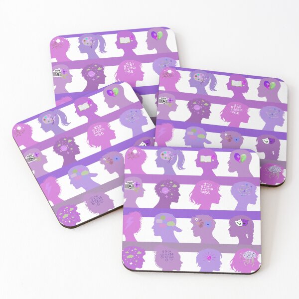 Item preview, Self Expressive world - magenta and lavender  designed and sold by Fabricatemyart.