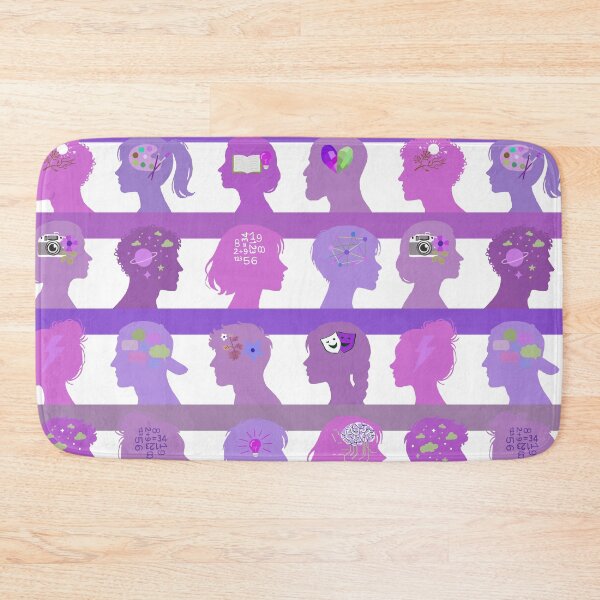 Item preview, Self Expressive world - magenta and lavender  designed and sold by Fabricatemyart.
