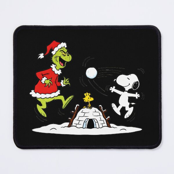 Item preview, Grinch Snoopy Woodstock Snowball Fight Christmas Holiday designed and sold by LysiTHWIP.