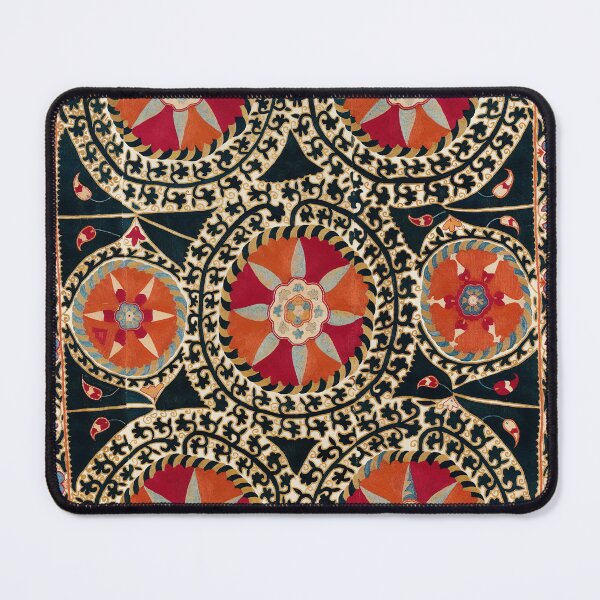 Item preview, Katti Kurgan Suzani Uzbekistan Embroidery  Print designed and sold by Vicky Brago-Mitchell®.