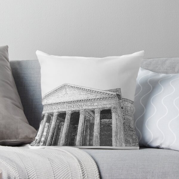 Item preview, Pantheon Rome B&W Artwork designed and sold by PicPerfectPlace.