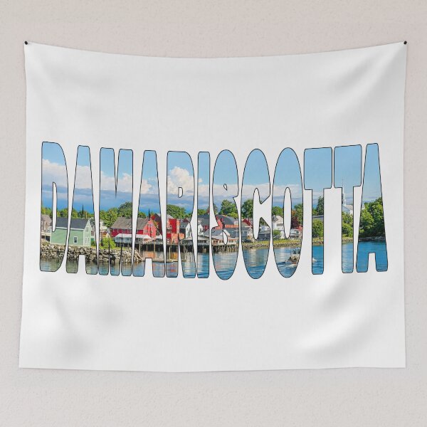 Item preview, DAMARISCOTTA - Over the River Maine Newcastle Lincoln County Summer Day designed and sold by Adam Gormley.