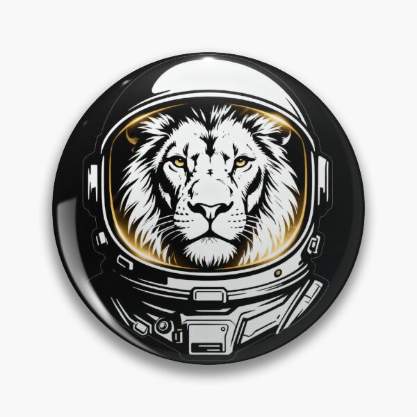 Item preview, Astronaut Lion designed and sold by KingCuppaDigitalArt.