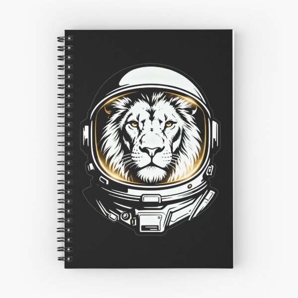 Item preview, León astronauta designed and sold by KingCuppaDigitalArt.