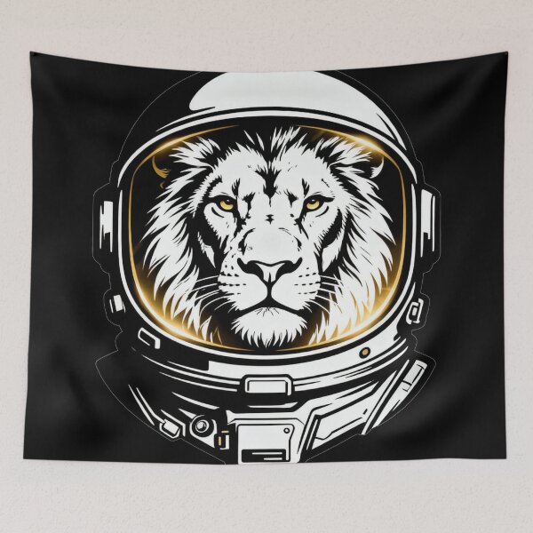 Item preview, Astronaut Lion designed and sold by KingCuppaDigitalArt.