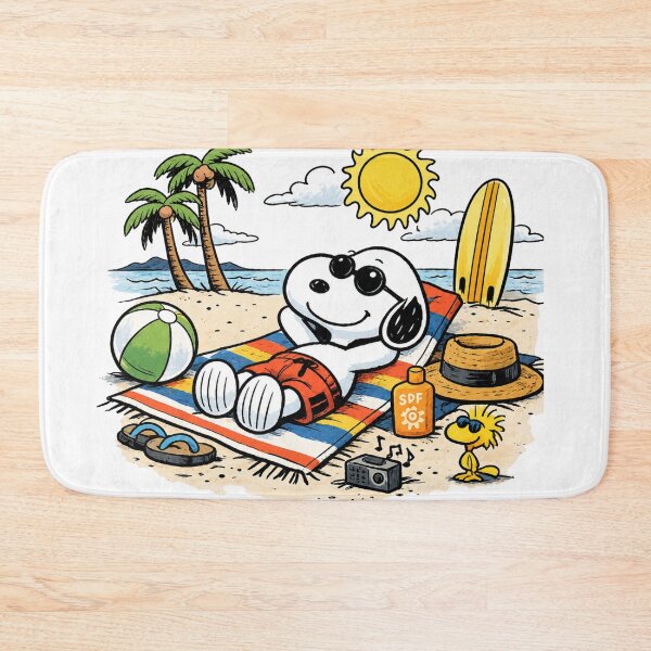 Aperçu de l'œuvre Journée à la plage de Snoopy créée et vendue par Tidal Arts.