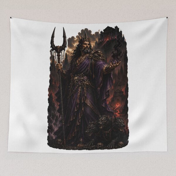 Item preview, Hades God of the Underworld  Greek Mythology King of the Dead Art designed and sold by MythwovenShop.