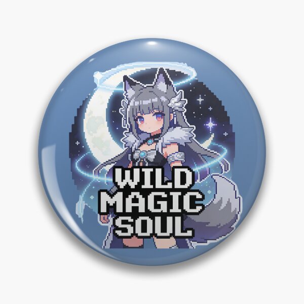 Item preview, Wild Magic Soul - Cute Pixel Art Wolf Girl designed and sold by PotionPixelArt.