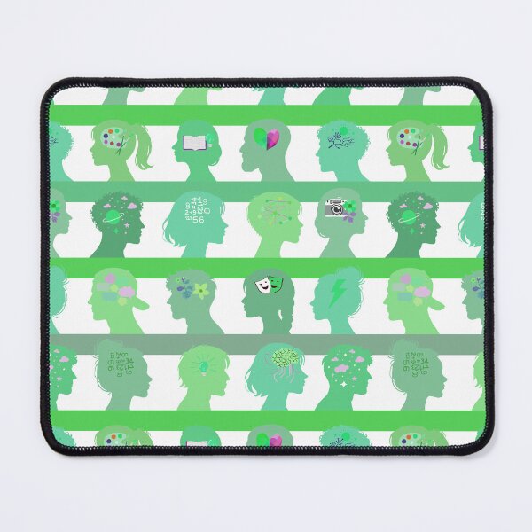 Item preview, Self Expressive world - Cyan lime green  designed and sold by Fabricatemyart.