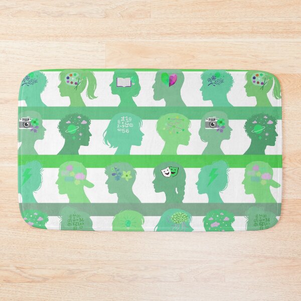 Item preview, Self Expressive world - Cyan lime green  designed and sold by Fabricatemyart.