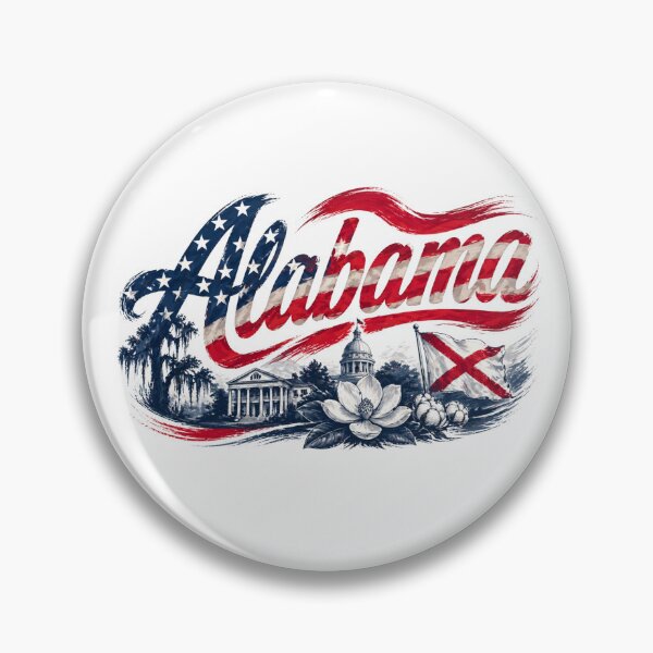 Item preview, ALABAMA1  Flag Letterings america designed and sold by LIOKING333.