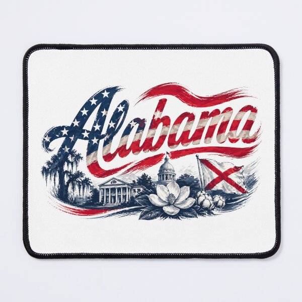 Item preview, ALABAMA1  Flag Letterings america designed and sold by LIOKING333.