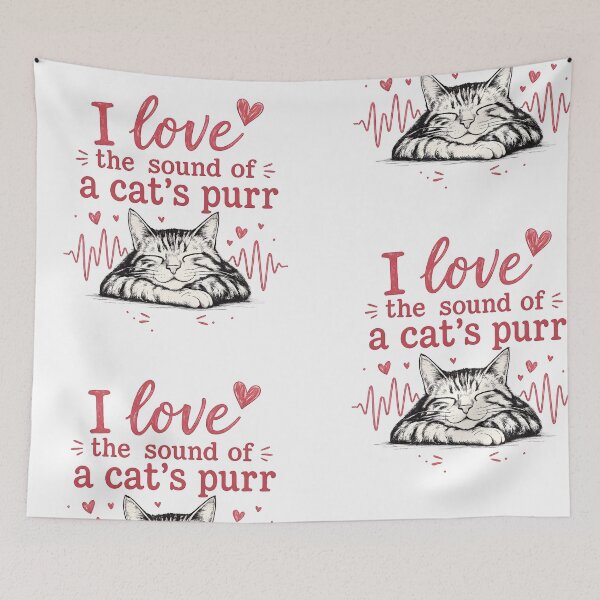 Item preview, Cute Cat Purr Lover designed and sold by Kicor.